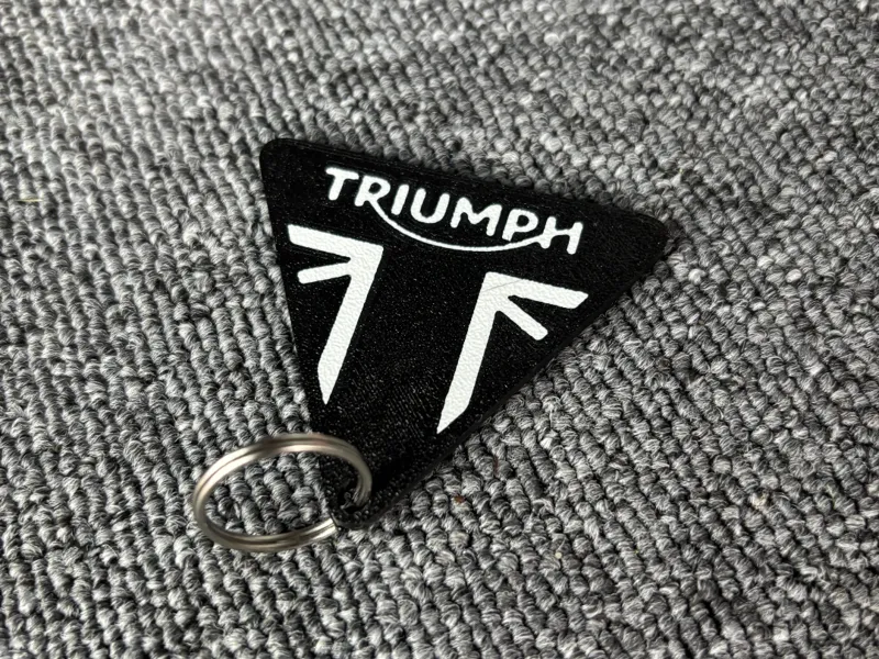 Triumph Keychain Motorcycle