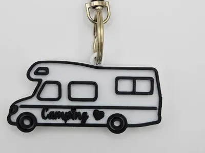 Campervan - Keychain