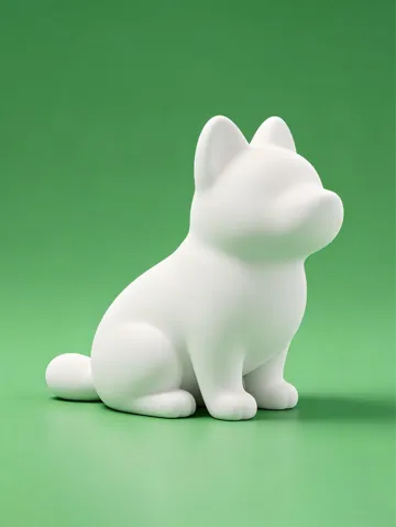 Modelo para impresión 3D: Cute Little Dog — vista de referencia 2