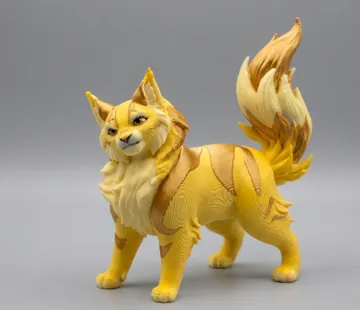 Figura decorativa: Lionblaze - Warriors inspired Cat Model — vista de referencia 4