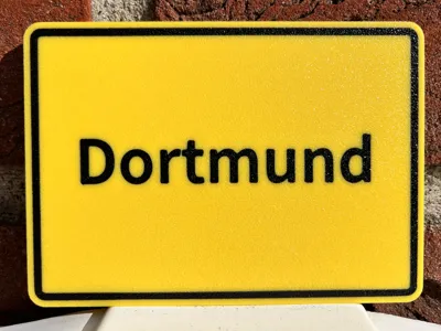 Dortmund City Limit Sign