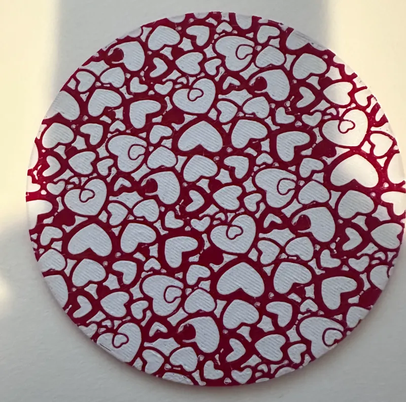heart coaster