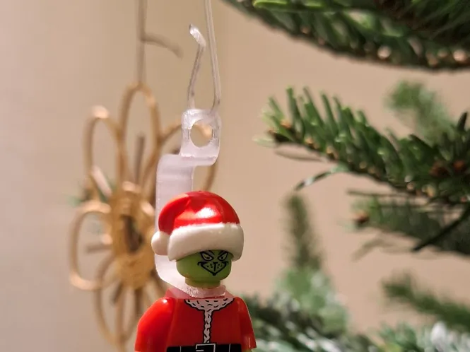 Ornament Hanger Compatible with Brick Minifigures