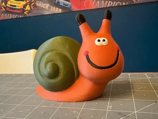 Big Happy Garden Snail