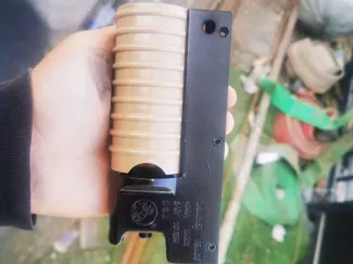 xm203榴弹发射器模型，可以用市面上的汽水榴弹