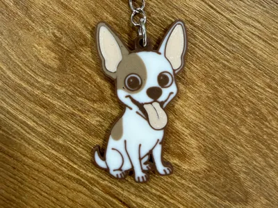 Chihuahua keychain