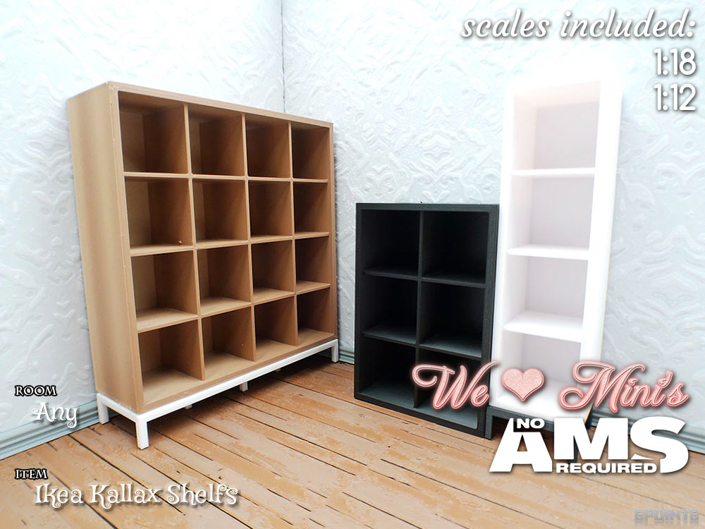 WLM - Ikea Kallax Inspired Shelfs