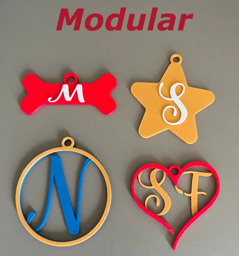 Modular Christmas baubles