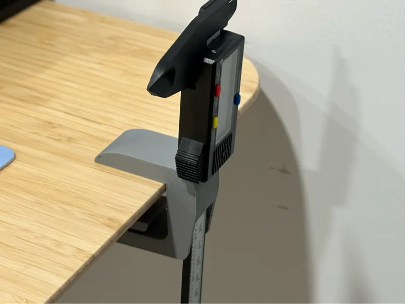 Desk mounted Caliper Holder 