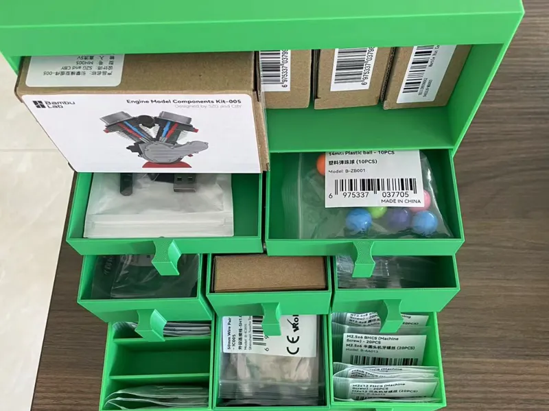 拓竹配件收纳盒，storage box