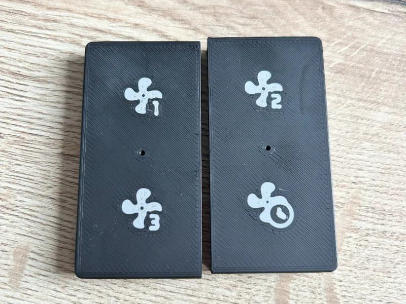 Zehnder/Stork/Buva RFZ Remote - Buttons and Frame