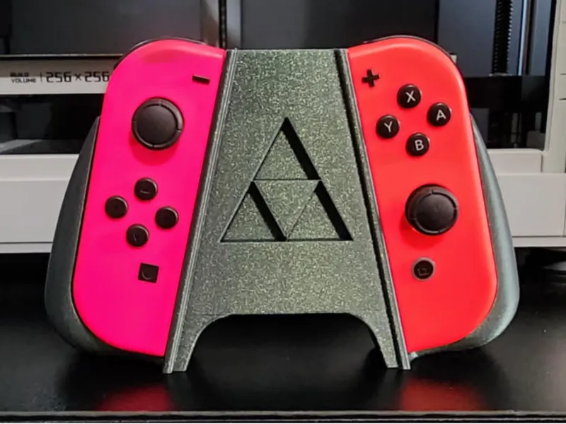 zelda triforce joy-con controller