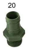 Hydraulic Fitting 3/4'' Male for Ø20 mm Hose