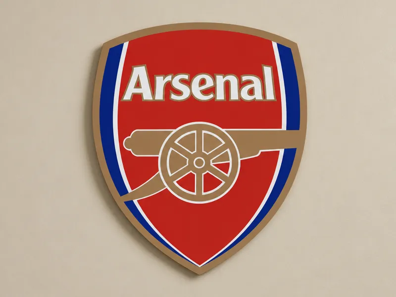 Arsenal FC — Multi-Color 3D Printed Plaque