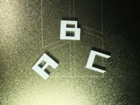 Alphabet complet style matrice — photo 3