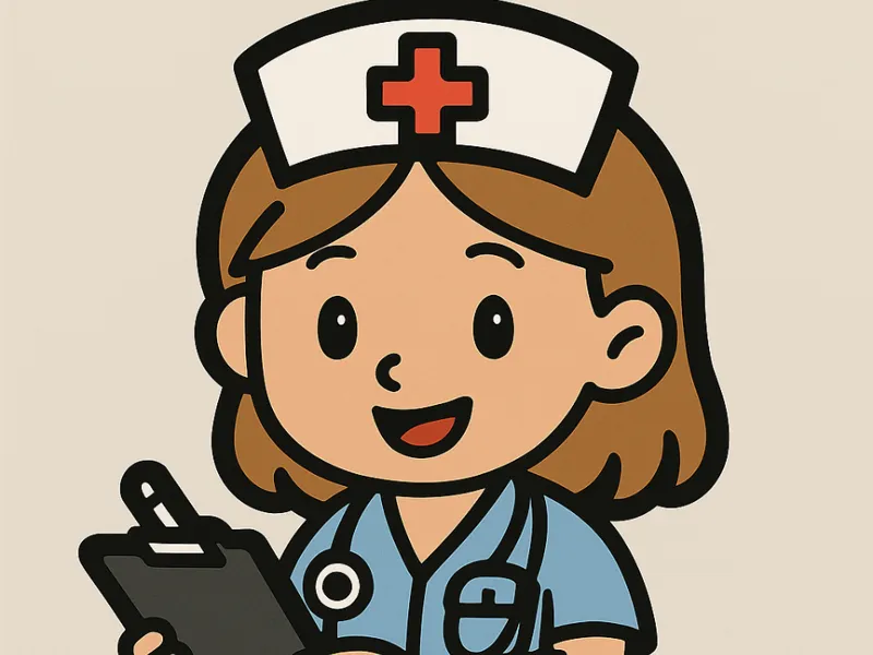 Little Nurse Key ring