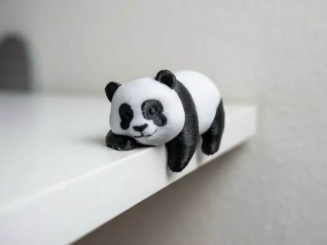 Sleeping Panda decoration for monitor/shelf
