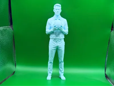 Bowling Player Figurine