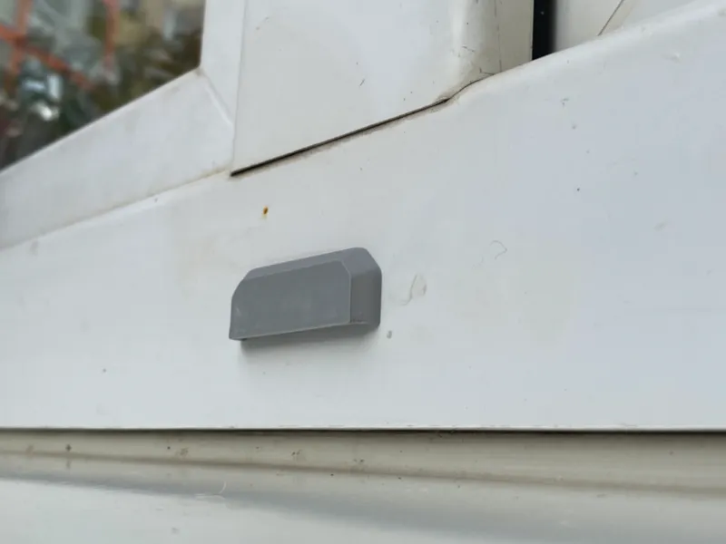 Drip caps for uPVC windows