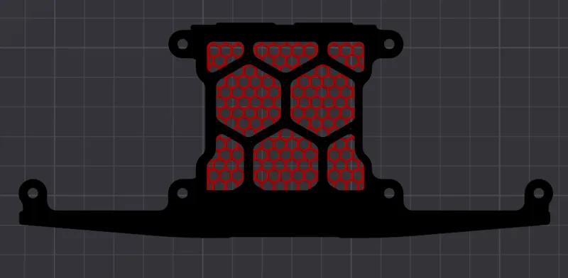 Voron Trident Side Skirts Fan with Honeycomb (Current Release)