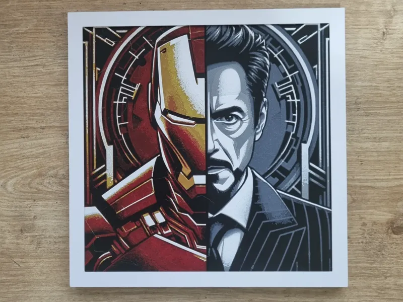 I am Iron Man - Art Deco Hueforge