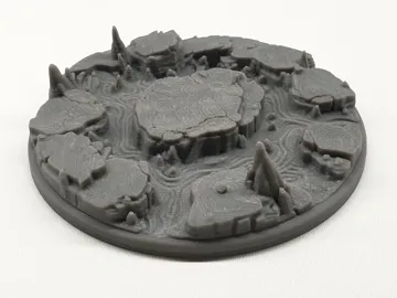 Escenografía en miniatura: Base|Terrain|Diorama - Magma Flow — vista de referencia 3