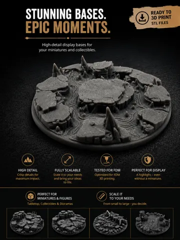 Escenografía en miniatura: Base|Terrain|Diorama - Magma Flow — vista de referencia 2