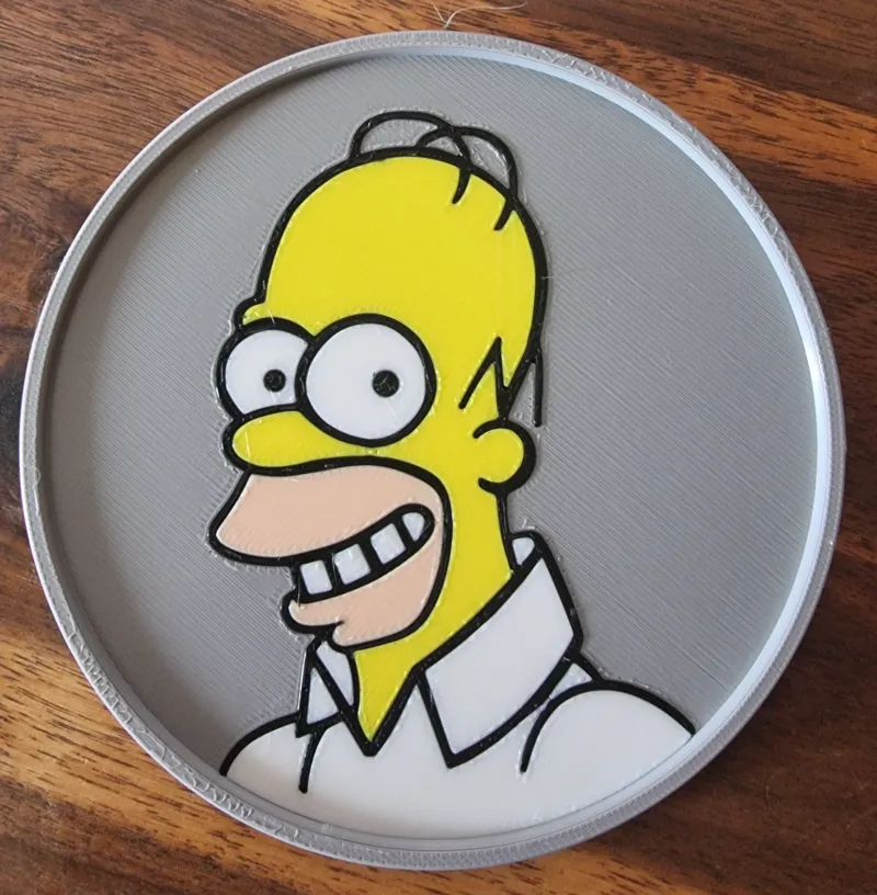Homer Simpson Drinks Coaster