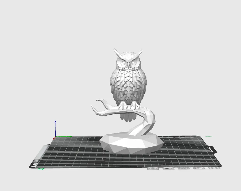 Realistic Owl Perched on Branch – Stunning Detai - Free 3D Print Model ...