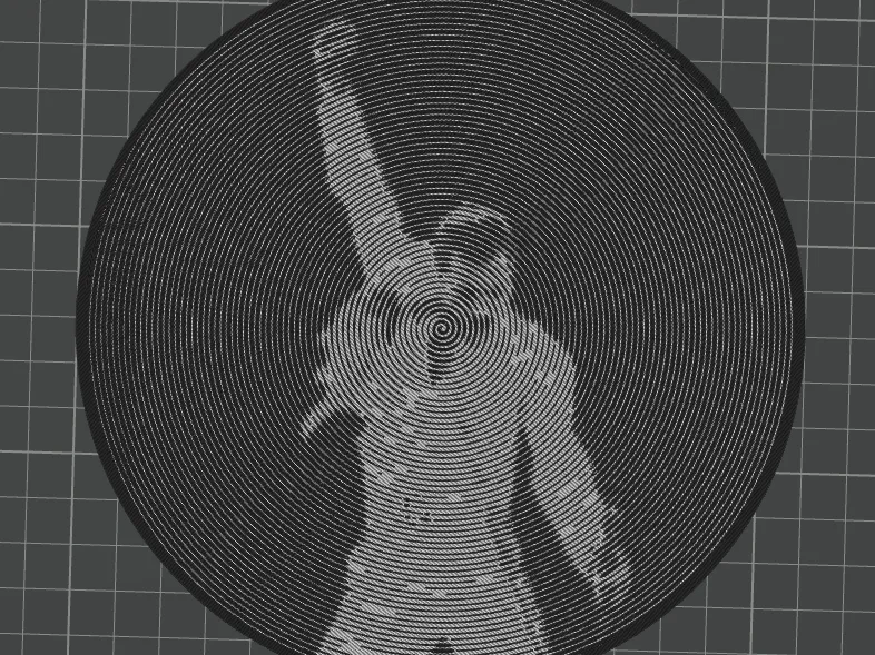 Freddie Mercury Spiral Art