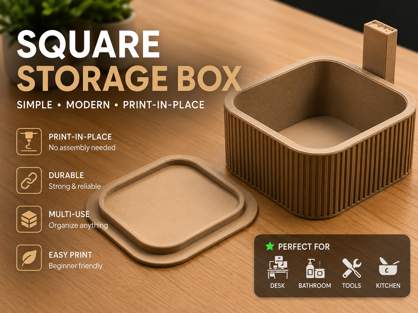 Square Storage Box