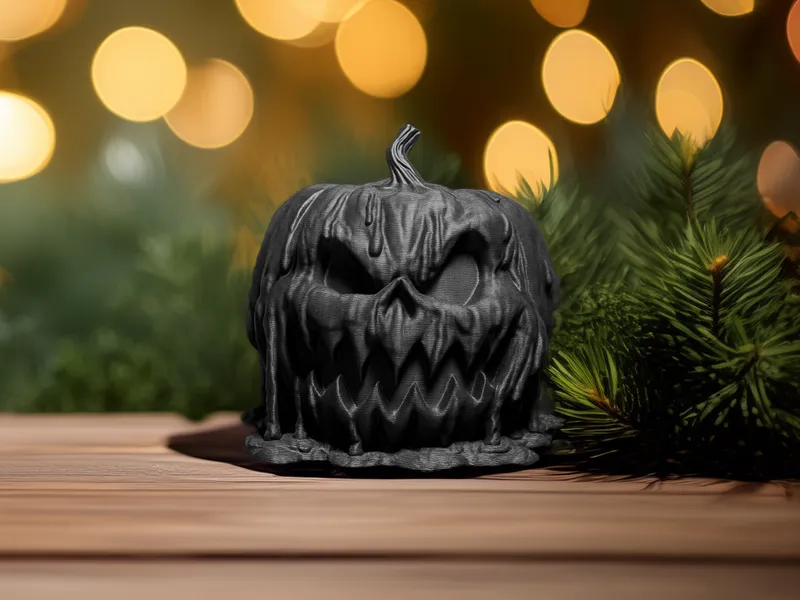 Melted Scary Pumpkin