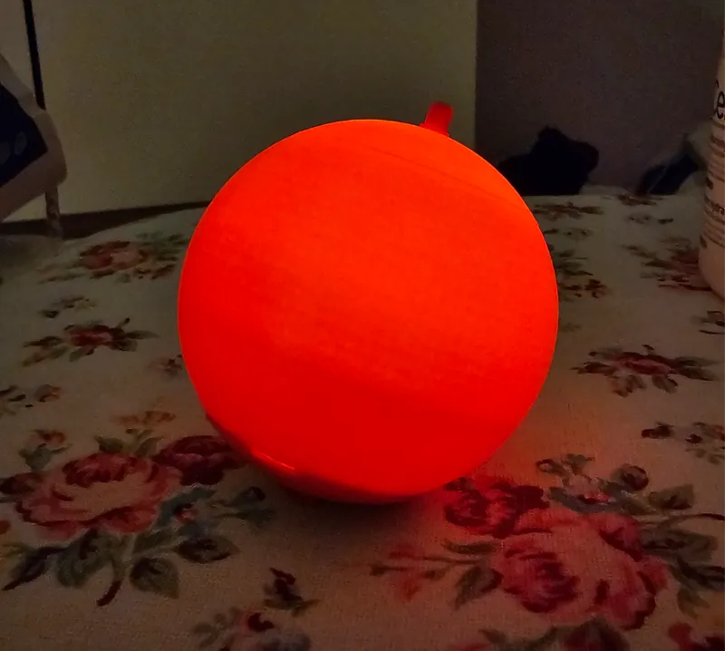 Christmas Ball With LED Tea light