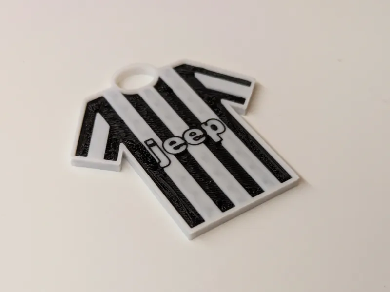 portachiavi maglia Yildiz Juve personalizzabile