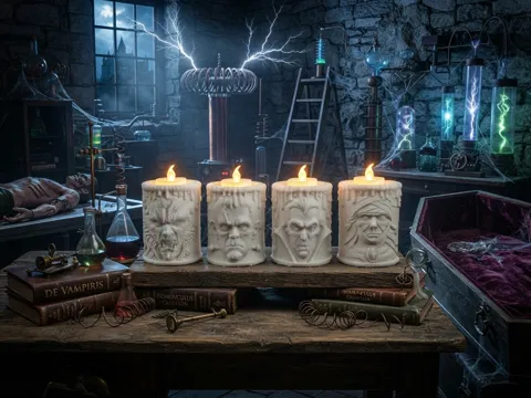 Accesorio de iluminación decorativa: Universal Monsters LED Tealight Holders — referencia de MakerWorld