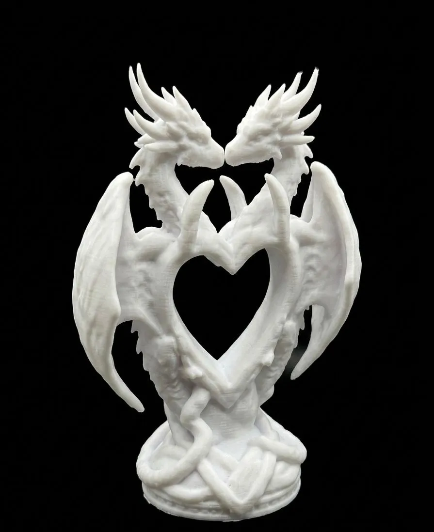 Hollow heart dragon - Free 3D Print Model - MakerWorld