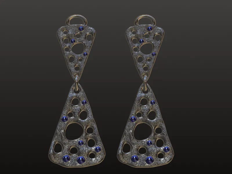 Crater Pops earrings