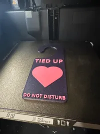 Pancarte de porte Ne pas déranger Saint-Valentin — photo 7