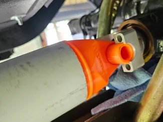Driveshaft Clearance PVC Adapter