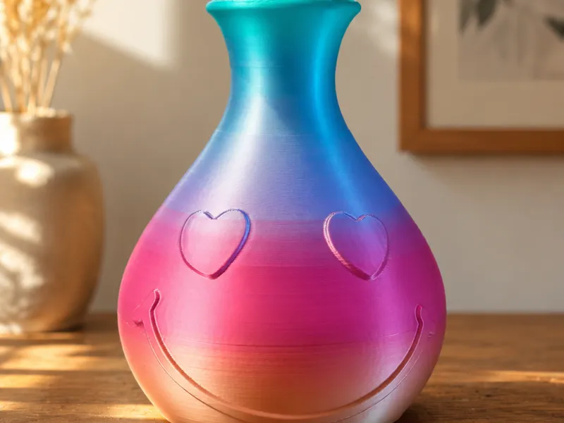Niedliche Herz-Smile-Vase 