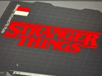 Logo Stranger Things en relief — photo 2