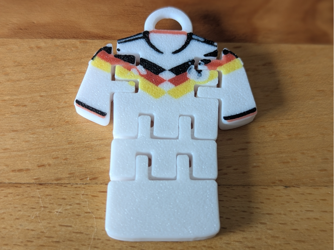 WM 2026  Flexible Keychain German World Cup jersey