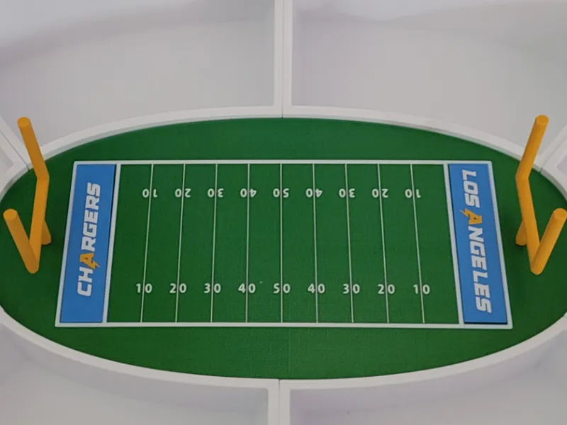 Los Angeles Chargers team logos for snack stadium