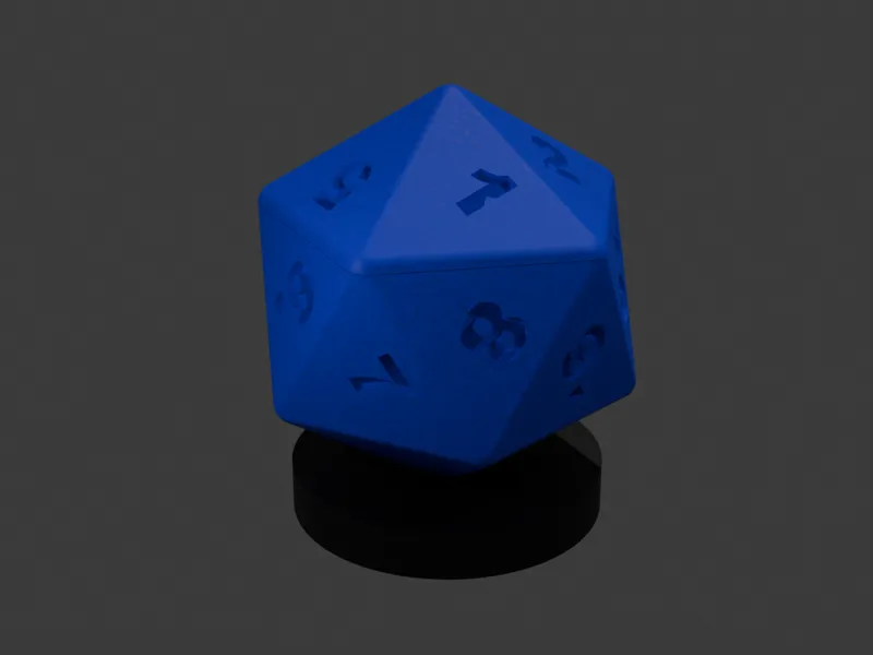 D20 dice box