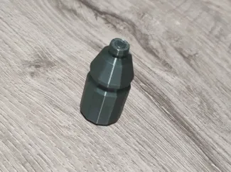 Low poly bottle