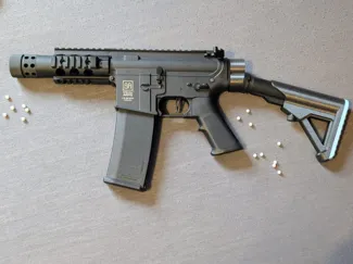 15° Dropstock for Airsoft M4 (Improved Stability)