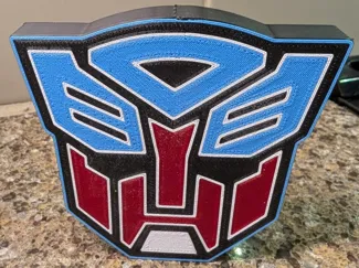 Transformers Autobots Logo Desktop Wall Display