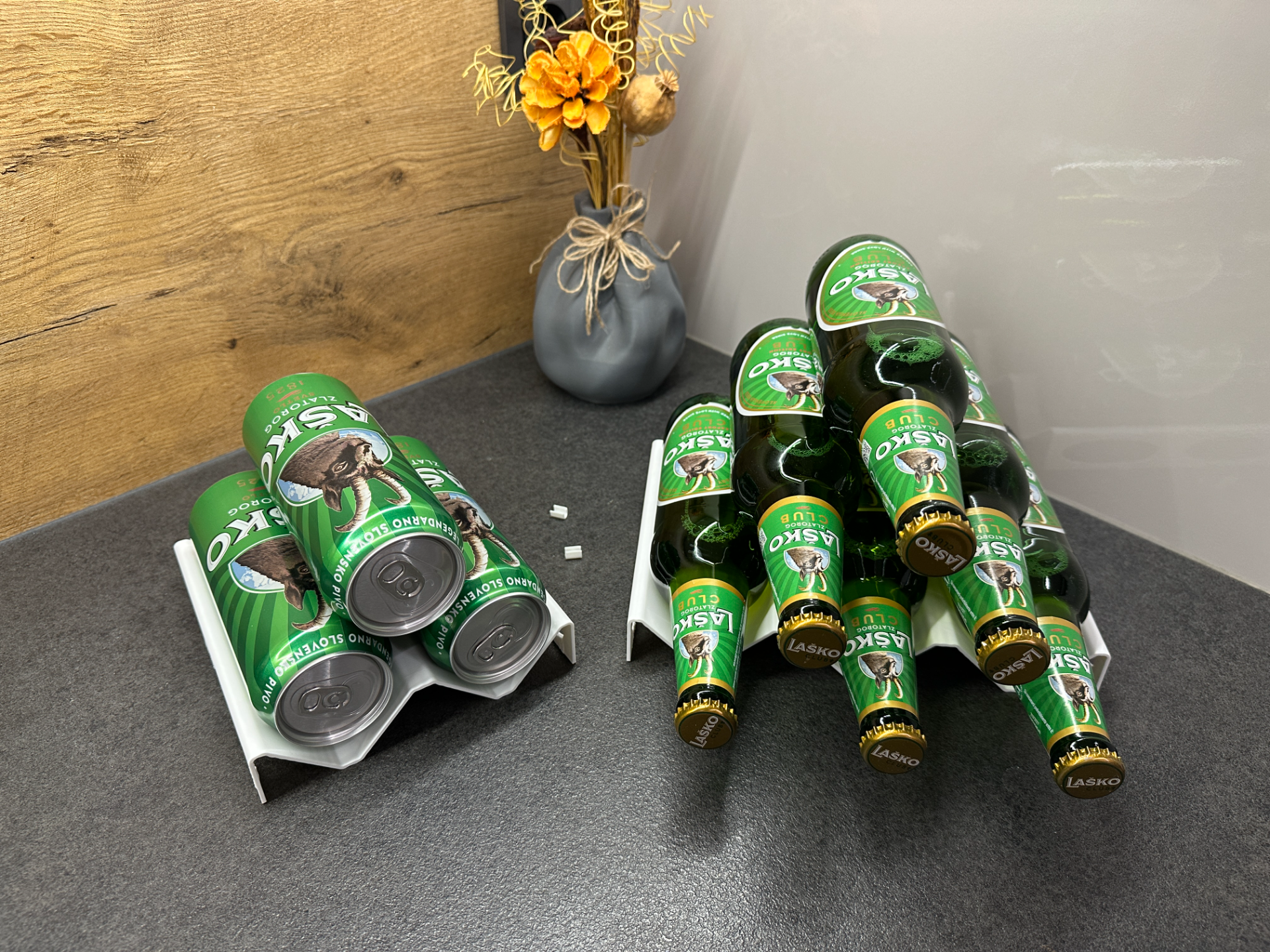 StackSmart – Modular Bottle & Can Organizer