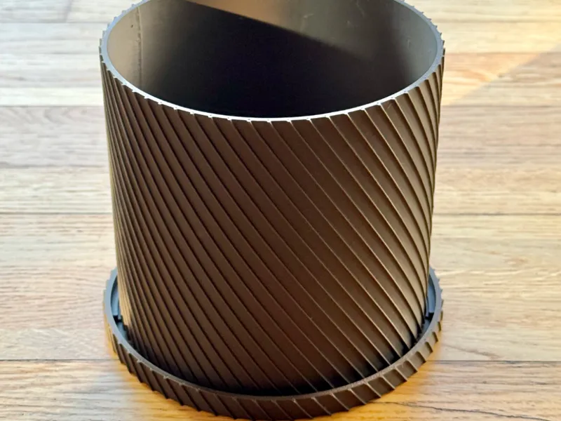 SpiralFit Plant Pot & Saucer Set