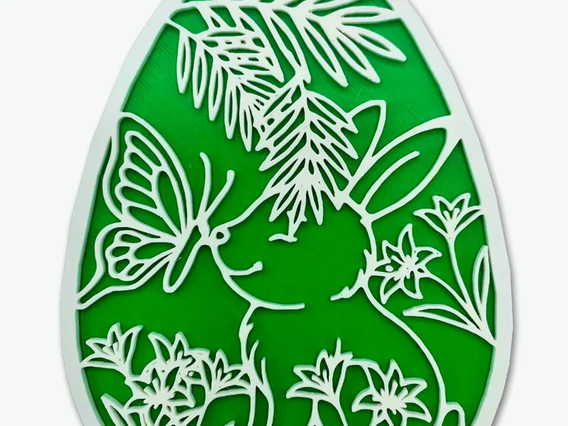 Eggstra Cute Bunny Tag.